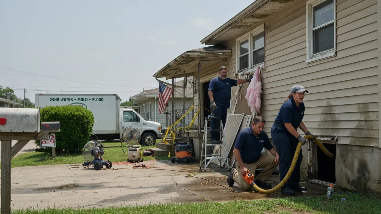Water Damage Repair in Olmitz, KS near me